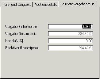 Regsiter Positionsvergabepreise